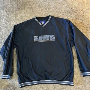 Vintage Seattle Seahawks Pullover Windbreaker NFL Reebok Mens  Jacket Size XL